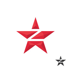 Star modern logo design. Flat vector icon illustration