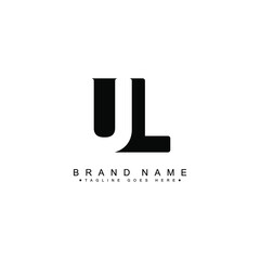 Fototapeta Initial Letter UL Logo - Simple Business Logo obraz