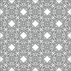  vector pattern with triangular elements. Geometric ornament for wallpapers and backgrounds. Black and white pattern. 