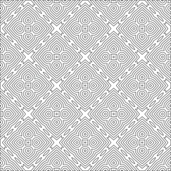  vector pattern with triangular elements. Geometric ornament for wallpapers and backgrounds. Black and white pattern. 