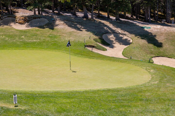 Obraz premium Golf course green