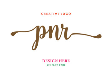 PNR lettering logo is simple, easy to understand and authoritative