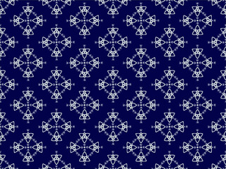 Seamless oriental geometric ethnic pattern for background or wallpaper. Carpet floor curtain design