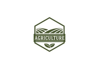 agriculture logo in white background