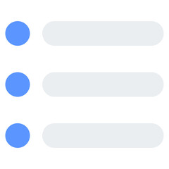 Obraz premium Flat menu icon