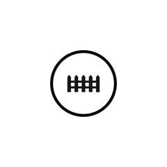 Fence Icon. Vector illustration for graphic design, Web, UI, app.