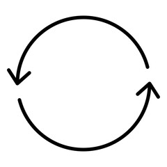 Outline loading icon