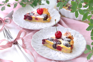 アメリカンチェリーのクラフティ