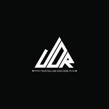 J D R letter logo creative design. J D R unique design