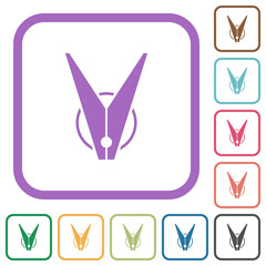 Clothespin simple icons