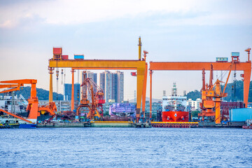 Guangzhou Huangpu Shipyard, Guangdong Province, China