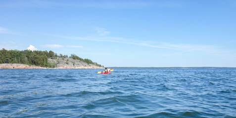 Kayaking in the archipelago