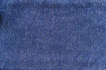 Naklejka premium Blue jean fabric texture background, blank blue fabric pattern background