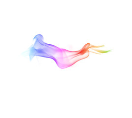 Abstract colorful smoke