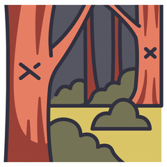 Tree marking  icon