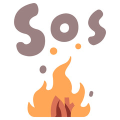 s.o.s signal icon