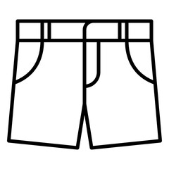 Outline Shorts Icon