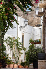 The charming and romantic historic old town of Polignano a Mare, Apulia, southern Italy