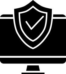 Computer Security Icon. Technology concept icon style