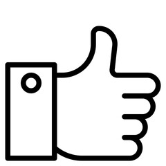 social outline style icon