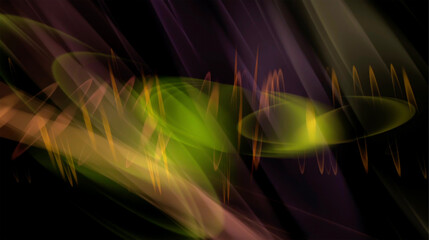 3d Abstract colorful blurred  lights background