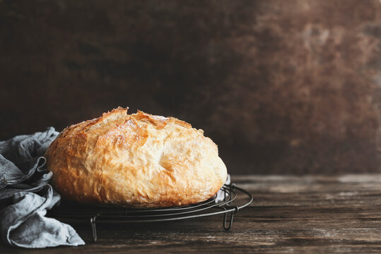 Homemade round Artisan bread