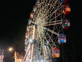 ferris wheel at night