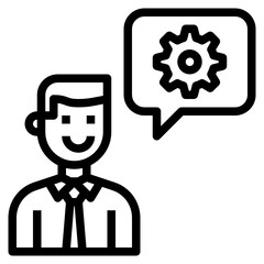 Administration outline icon