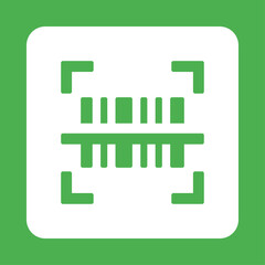 Scan icon. Barcode scanner icon. Vector illustration.