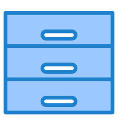 Obraz premium file blue style icon