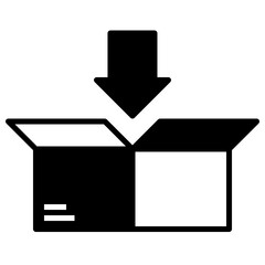 Glyph shipping icon