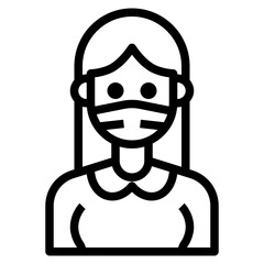 Avatar outline icon