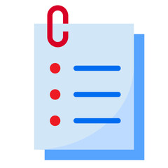 note flat style icon