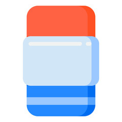 rubber flat style icon