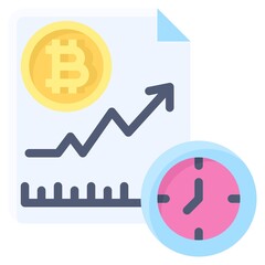 Hash Rate icon, Cryptocurrency related vector