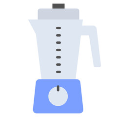 Flat electric blender icon