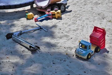 children playing in the snow