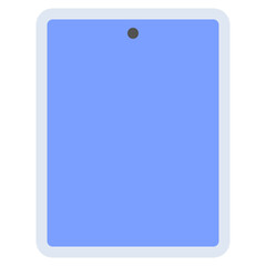 Flat tablet computer icon