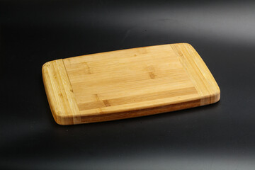 Wooden board for kitchen isolated