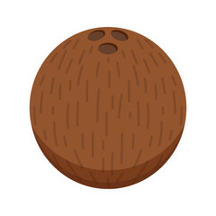 Coconut water. Coconut  logo design. Coconut vector. Coconut on white background.