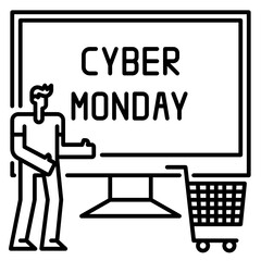 cyber monday icon