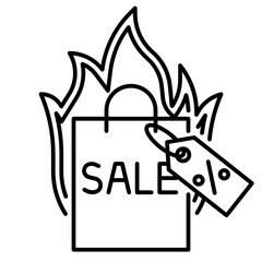 hot deal icon
