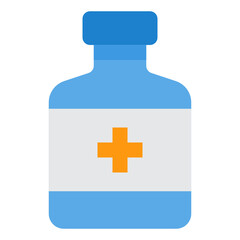 Drug flat icon