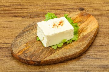 Greek traditional soft feta cheese
