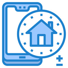 Home blue style icon