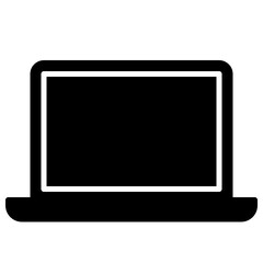 Glyph laptop icon
