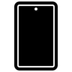 Glyph mobile phone icon
