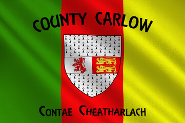 Flag of County Carlow of Ireland