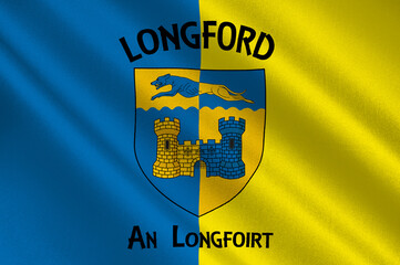 Flag of County Longford in Ireland