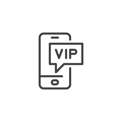 VIP phone message line icon